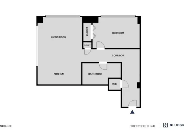 Апартаменты River N 1br W Gym Pool Wd Nr Mag Mile Chi-440