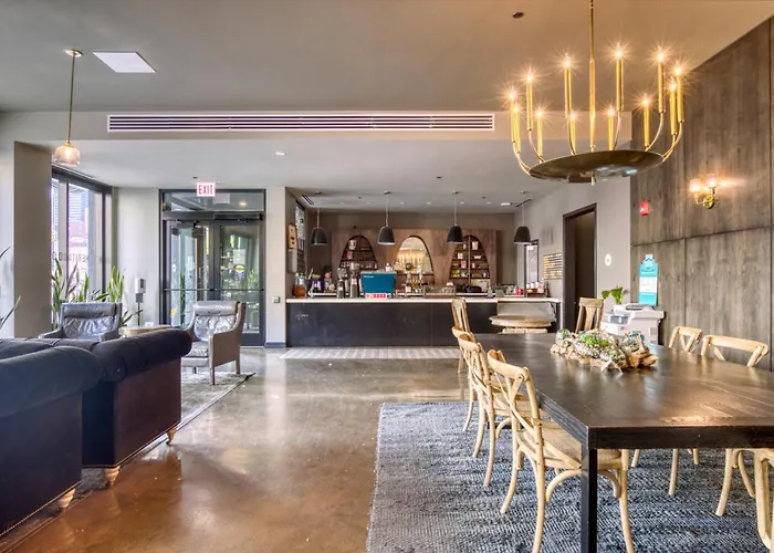 Апартаменты River N 1br W Gym Pool Wd Nr Mag Mile Chi-440 *